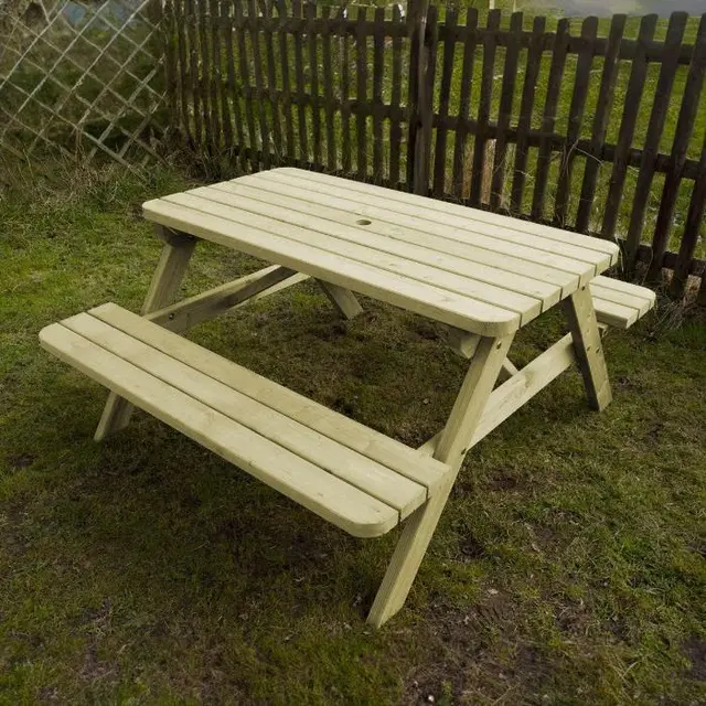 Set van 6 KING® picknicktafels 140 cm – foto 7