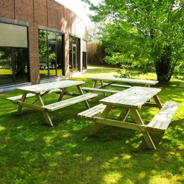 Set van 6 ROYAL KING® picknicktafels 200 cm – foto 6