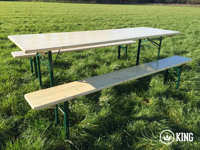 KING® biertafelset 220 × 70 cm