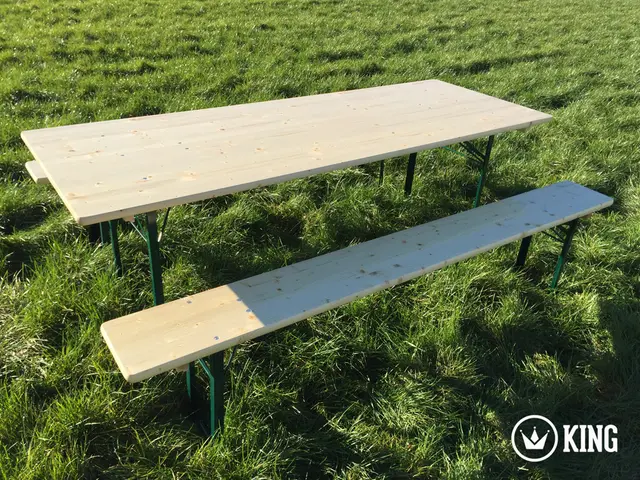 KING® biertafelset 220 × 80 cm