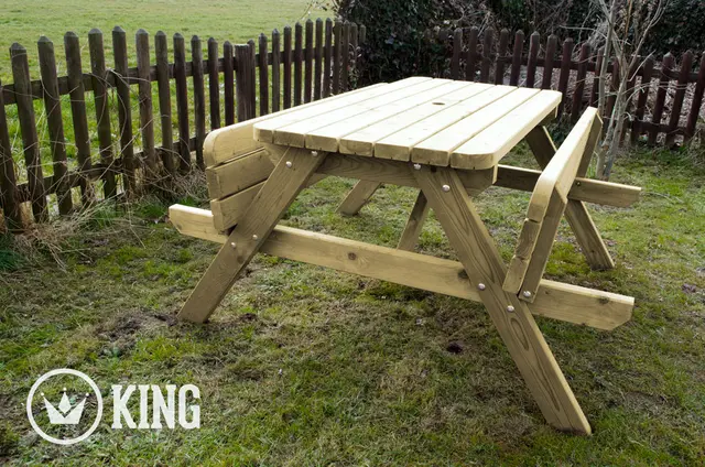 KING® picknicktafel 140 cm – foto 3