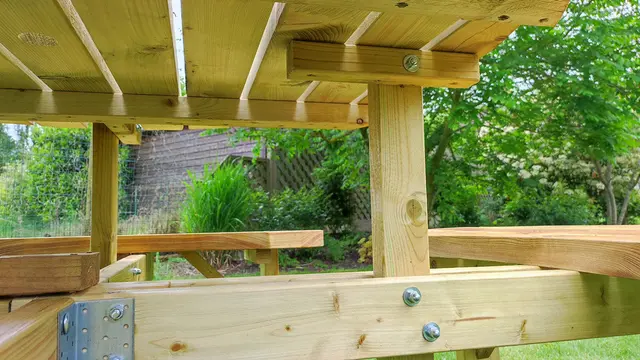 ROYAL KING® ronde picknicktafel XXL – foto 4