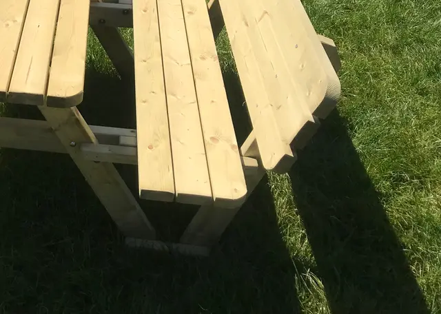 Losse rugleuning voor KING® picknicktafel – foto 2